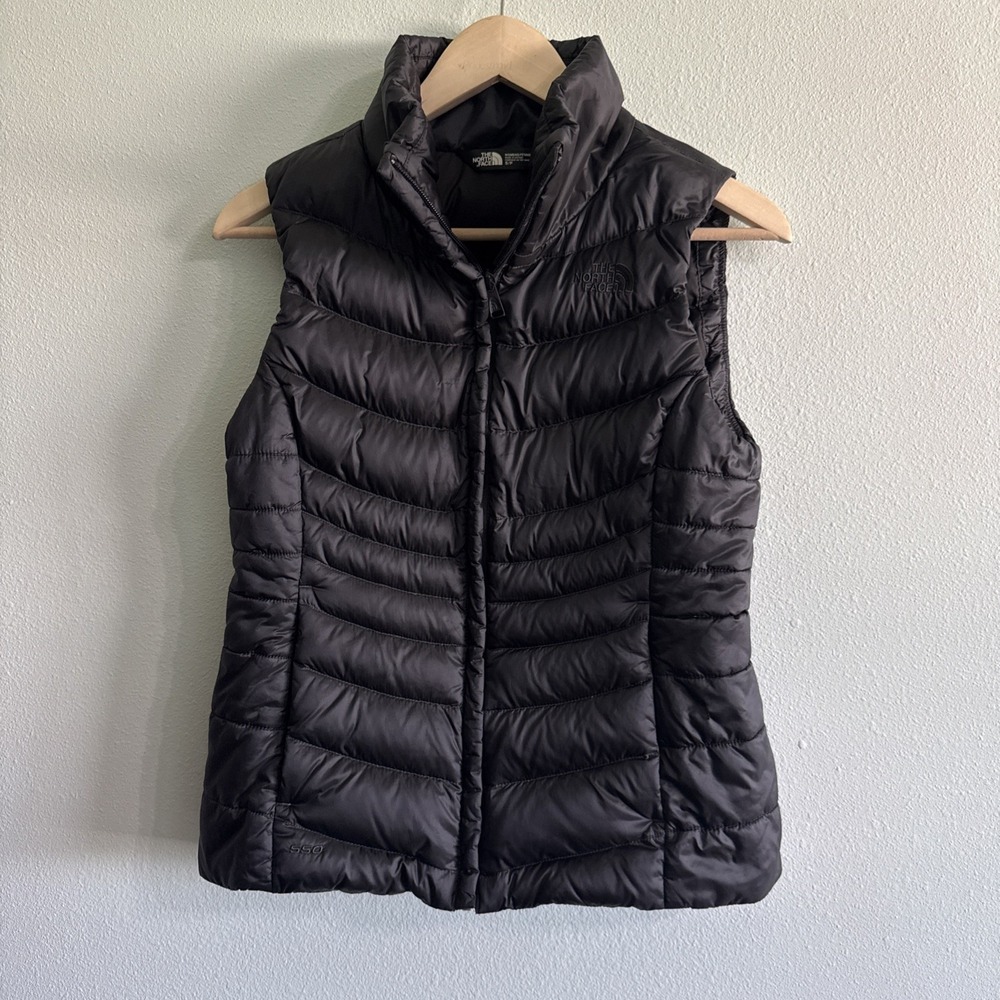 The North Face Aconcagua Vest Womens Small Black 550 Down Puffer Quilted Outdoor